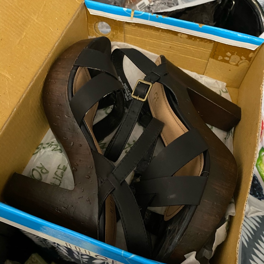 Wooden heels